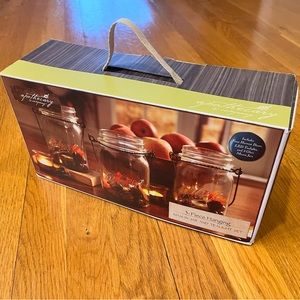 Apothecary & Company 3-Piece Hanging Mason Jar and Tealight Set